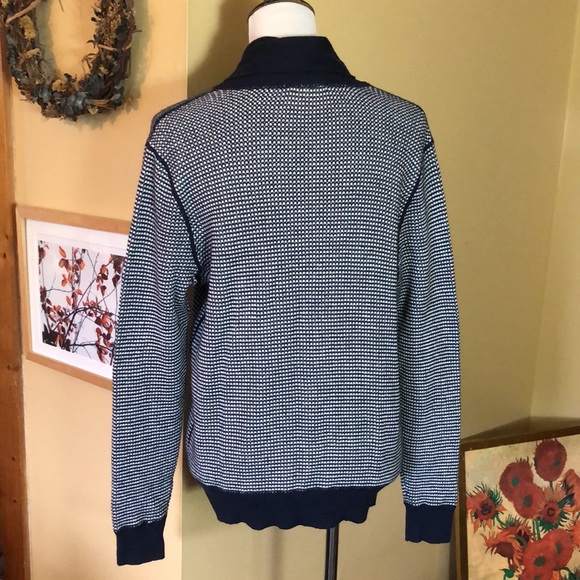 EXPRESS Size Medium Funnelneck Pullover Graphic WoolBlend Sweatshirt Soft $70NEW - Picture 8 of 12